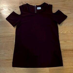 Off the shoulder t-shirt